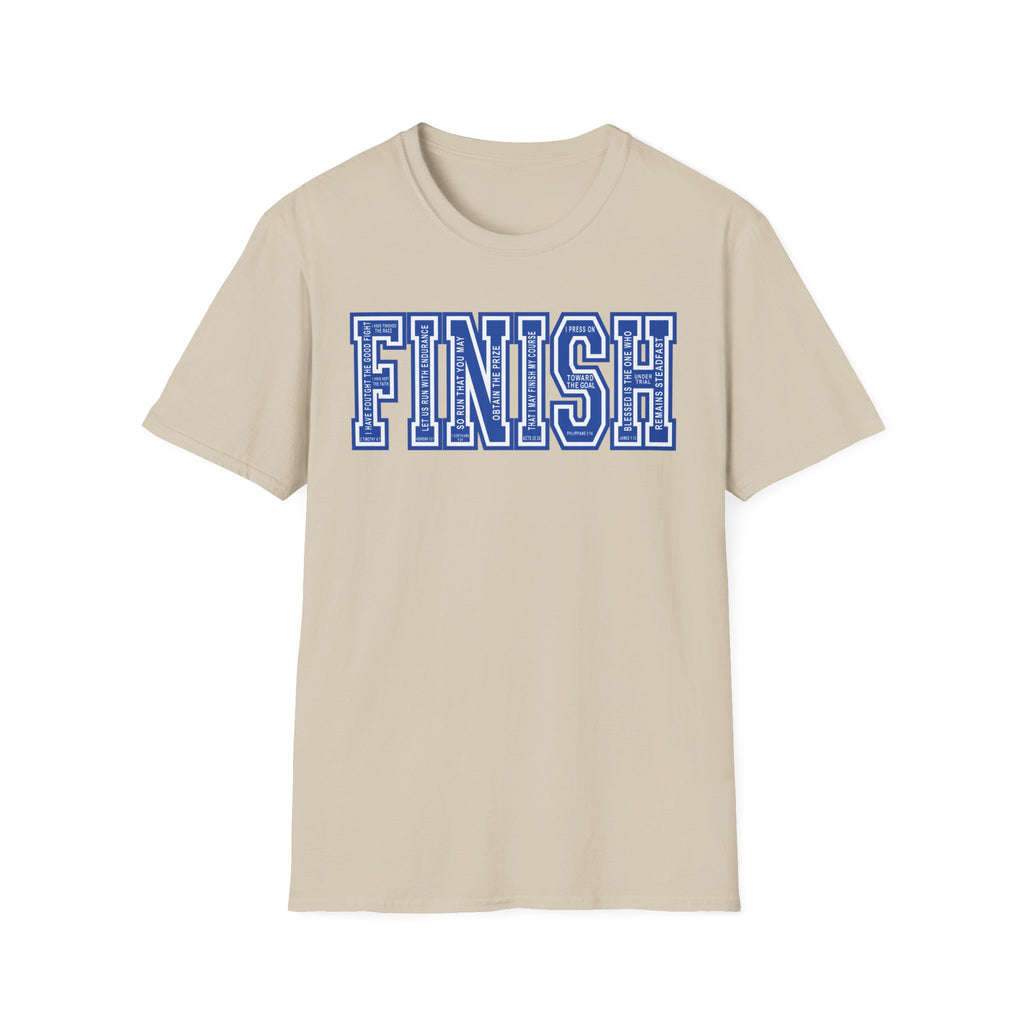 FINISH Christian Runner T-Shirt (Cobalt Blue)