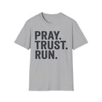 Pray Trust Run Christian Runner T-Shirt