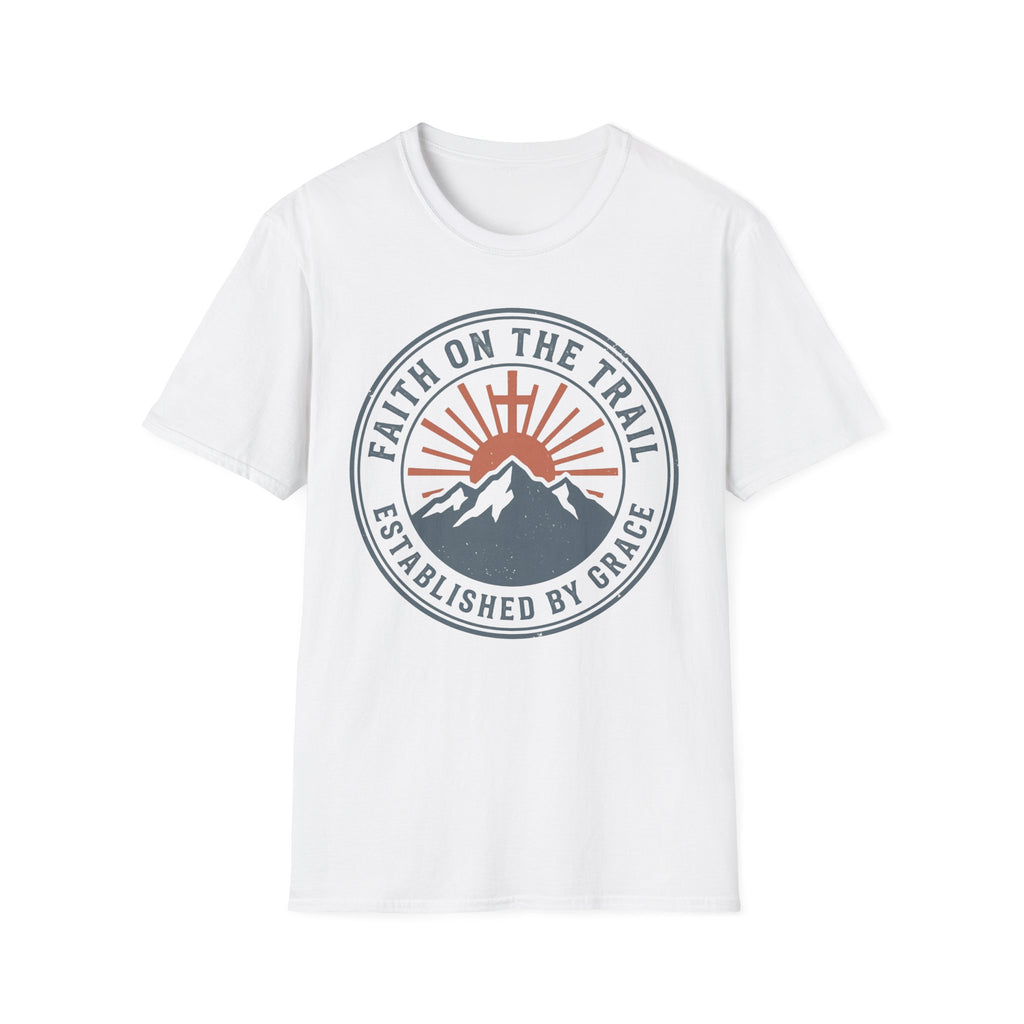 Faith on the Trail Christian Runner T-Shirt