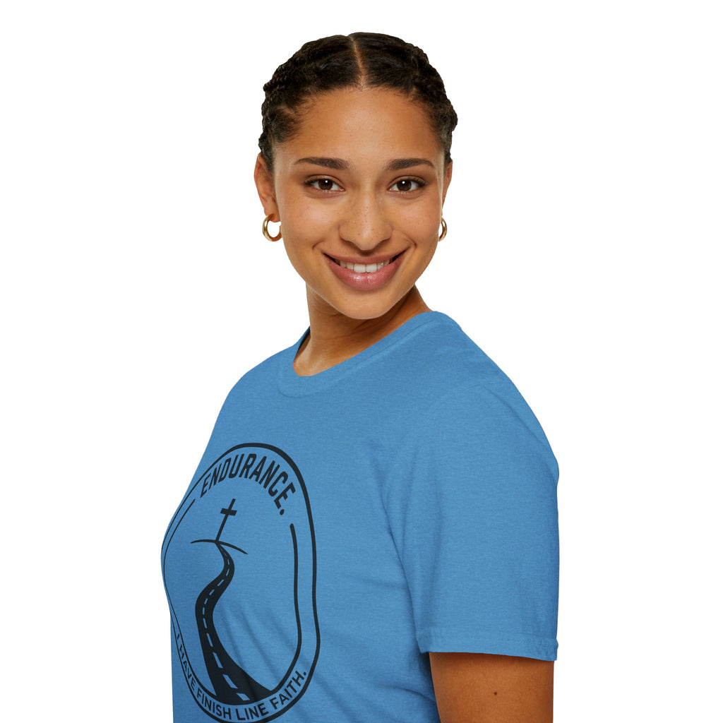 Endurance - I Have Finish Line Faith Christian Runner T-Shirt