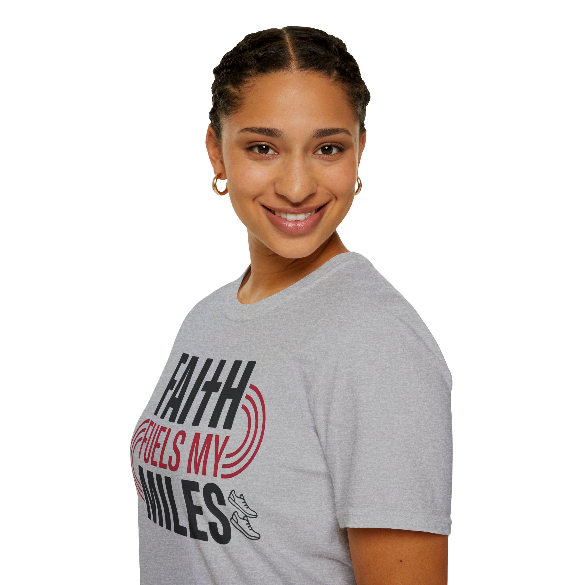 Faith Fuels My Miles Christian Runner T-Shirt