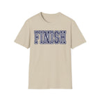 FINISH Christian Runner T-Shirt (Navy Blue)
