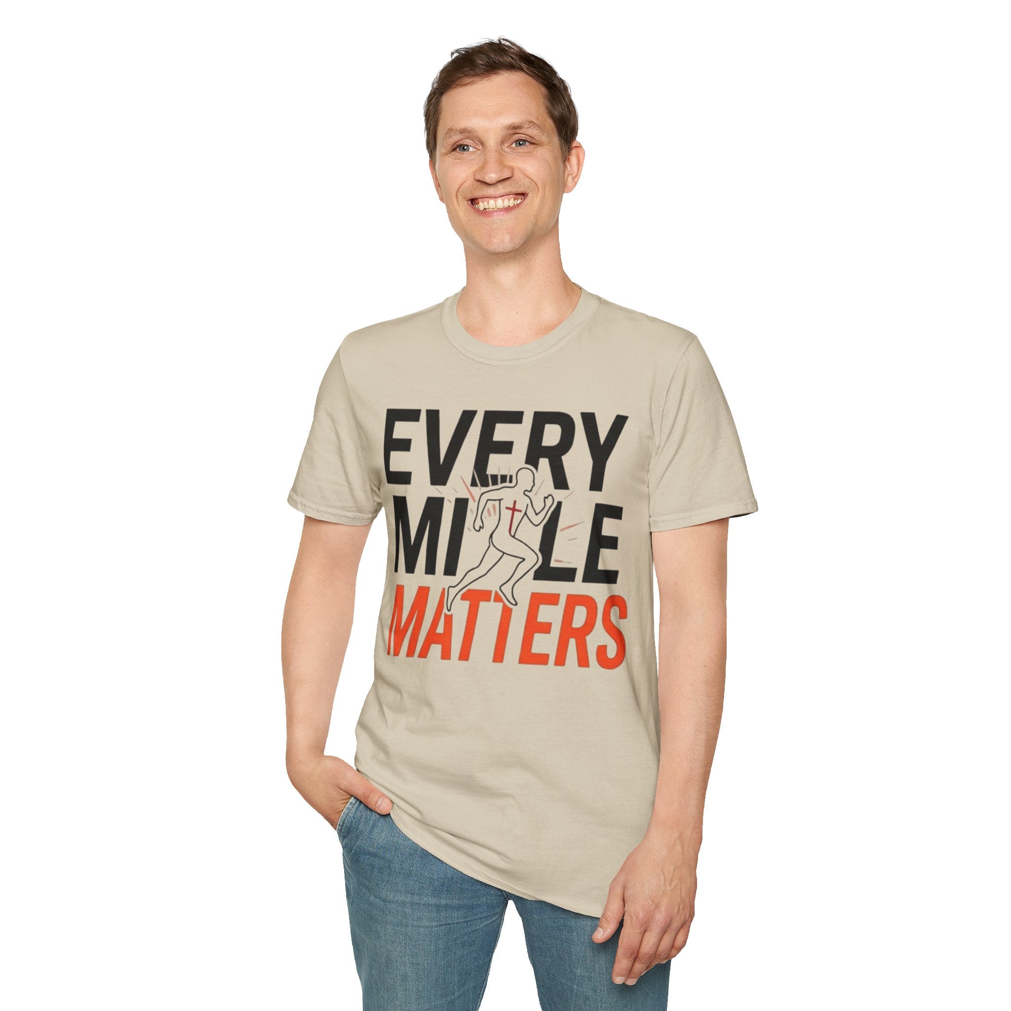 Every Mile Matters Christian Runner T-Shirt (Male)