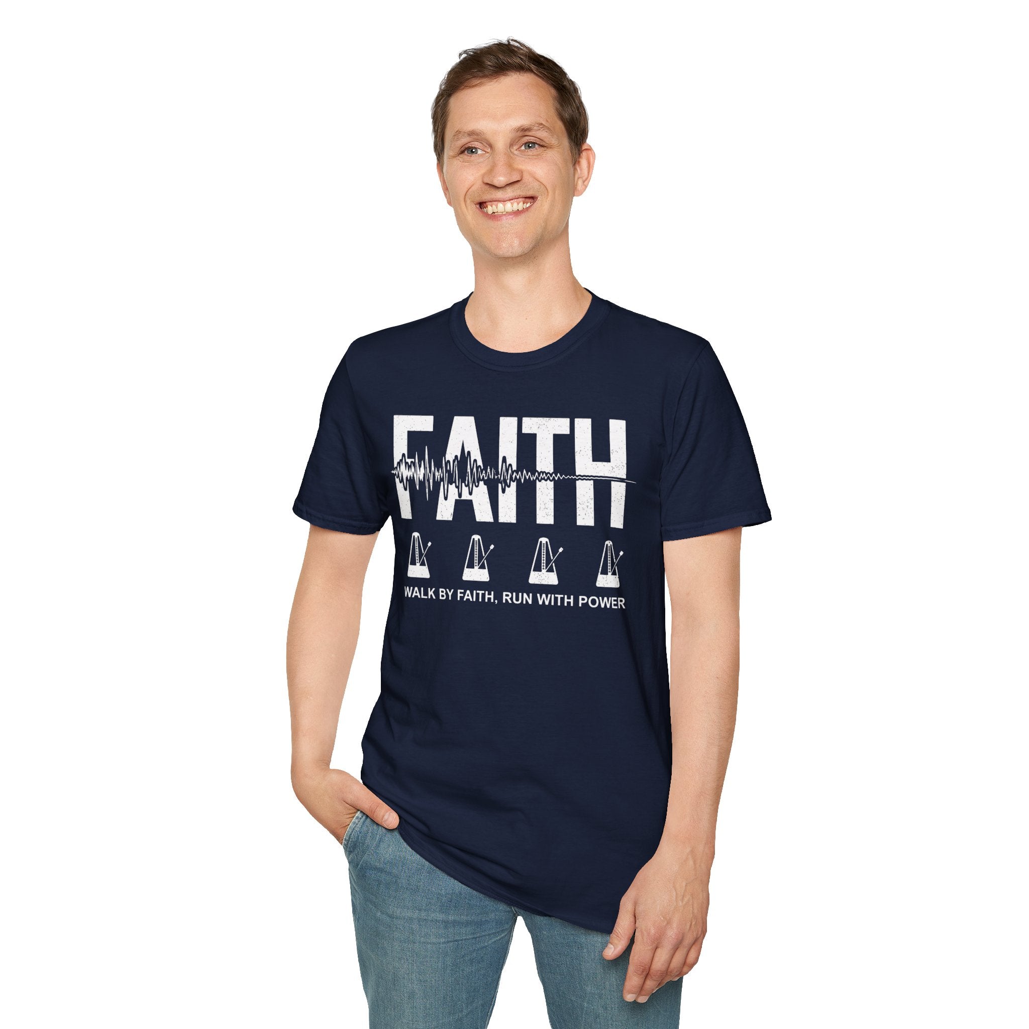 Beat of Faith Christian Runner T-Shirt
