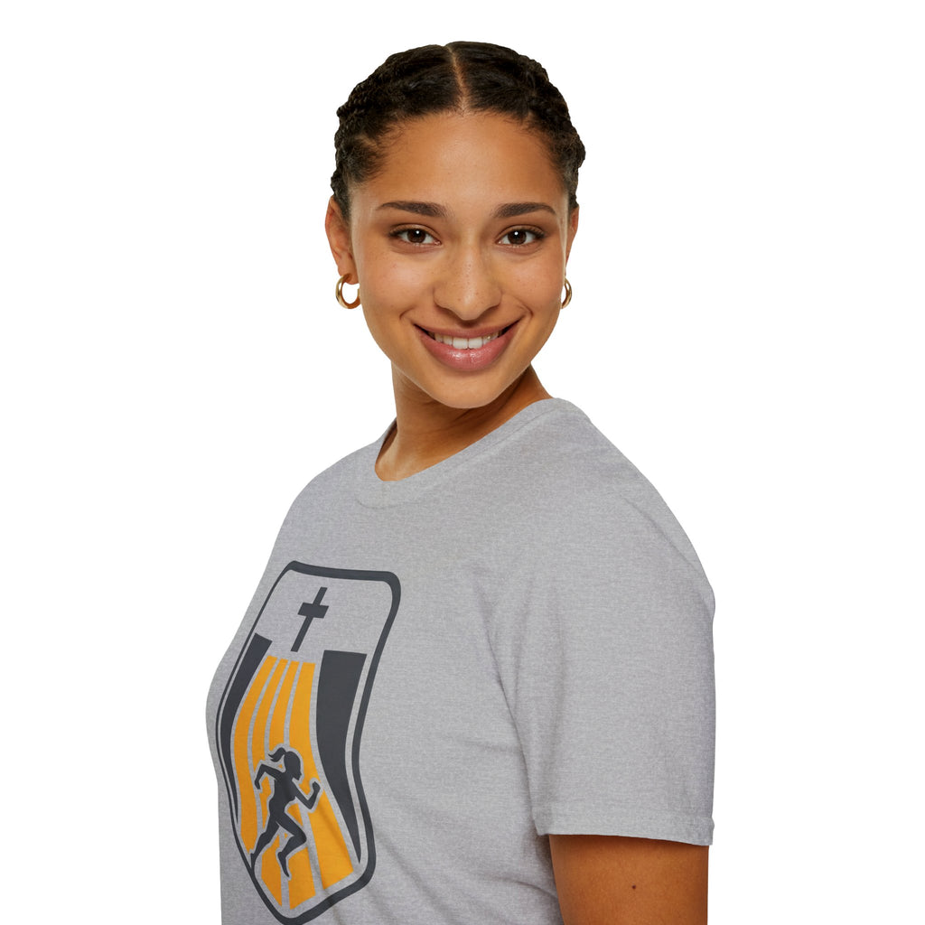 Faithful Start Christian Runner T-Shirt (Female)