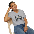 With Me Every Stride Christian Runner T-Shirt