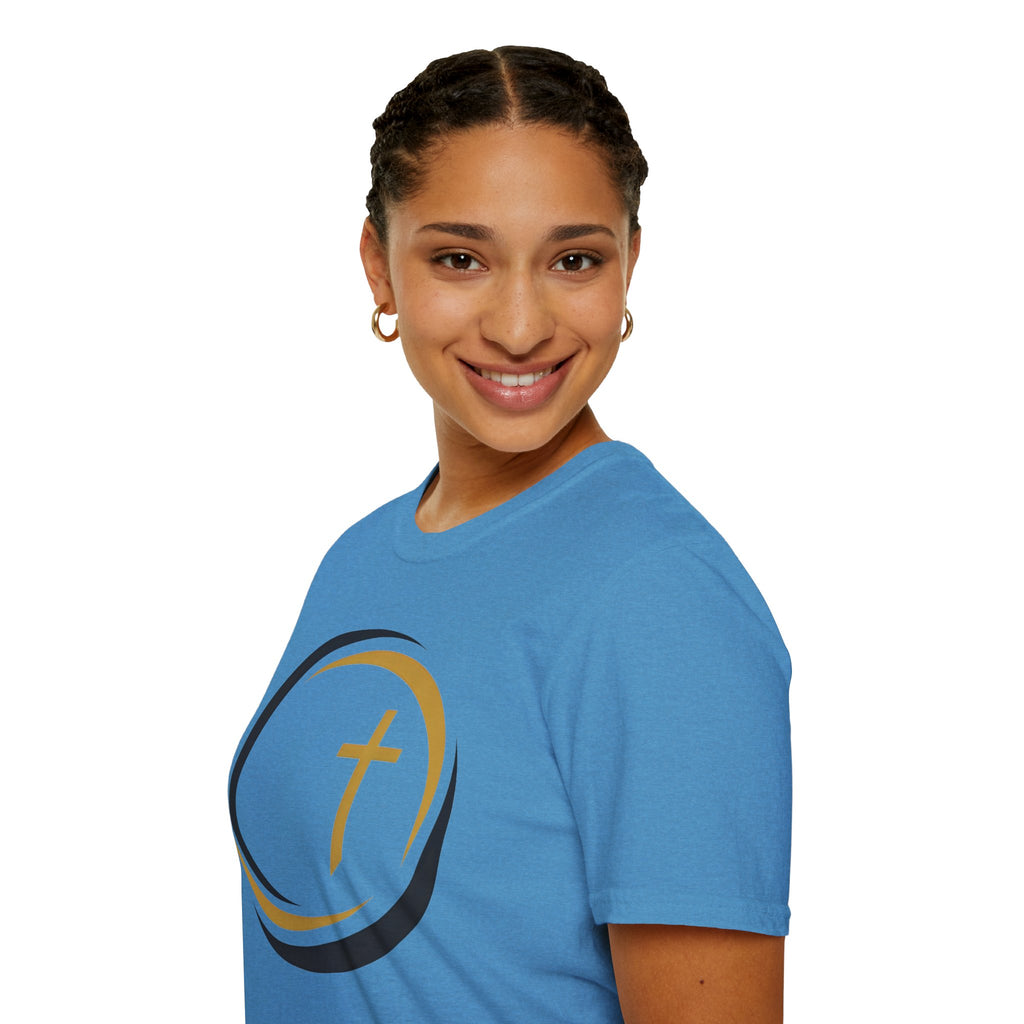 Halo Track Cross Christian Runner T-Shirt