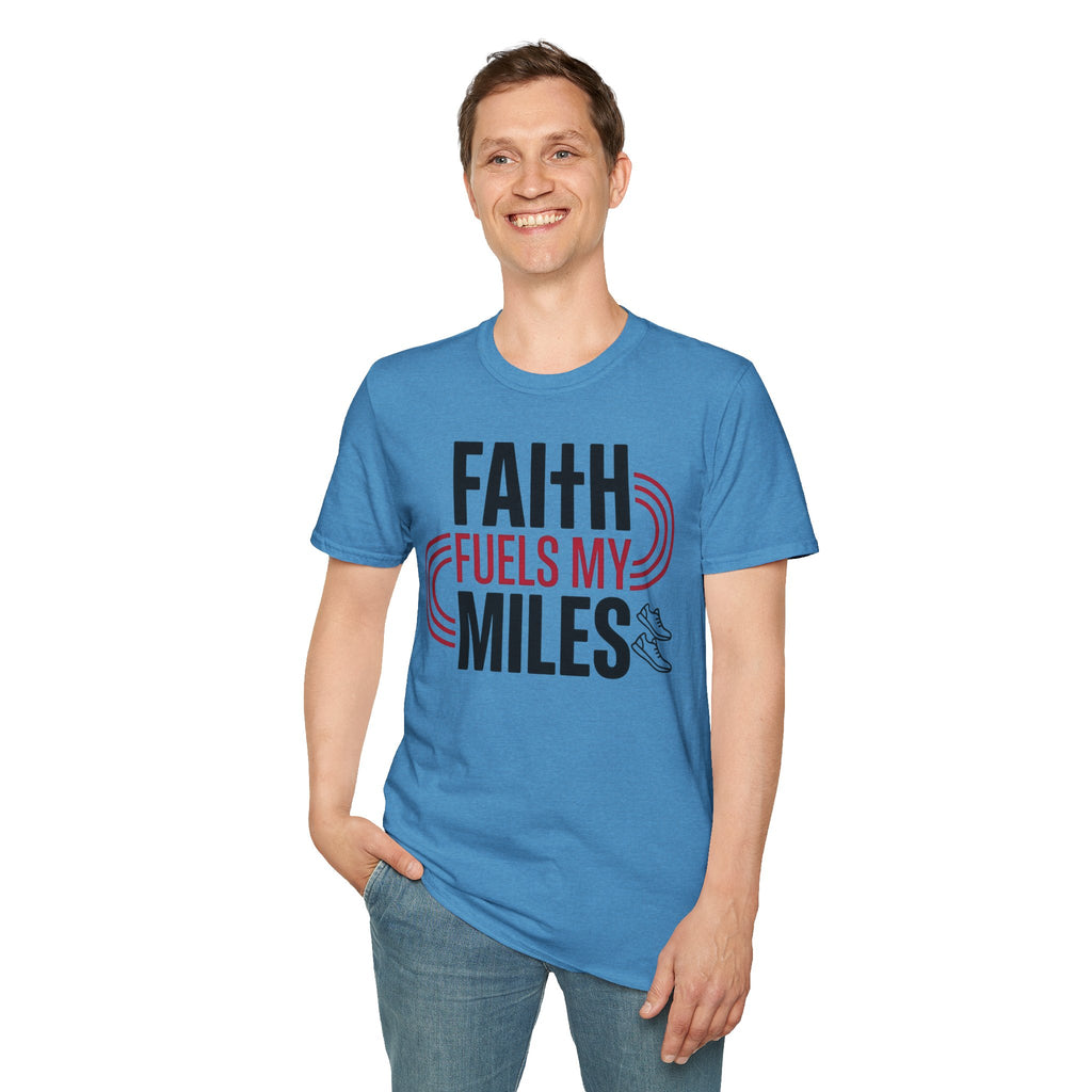 Faith Fuels My Miles Christian Runner T-Shirt