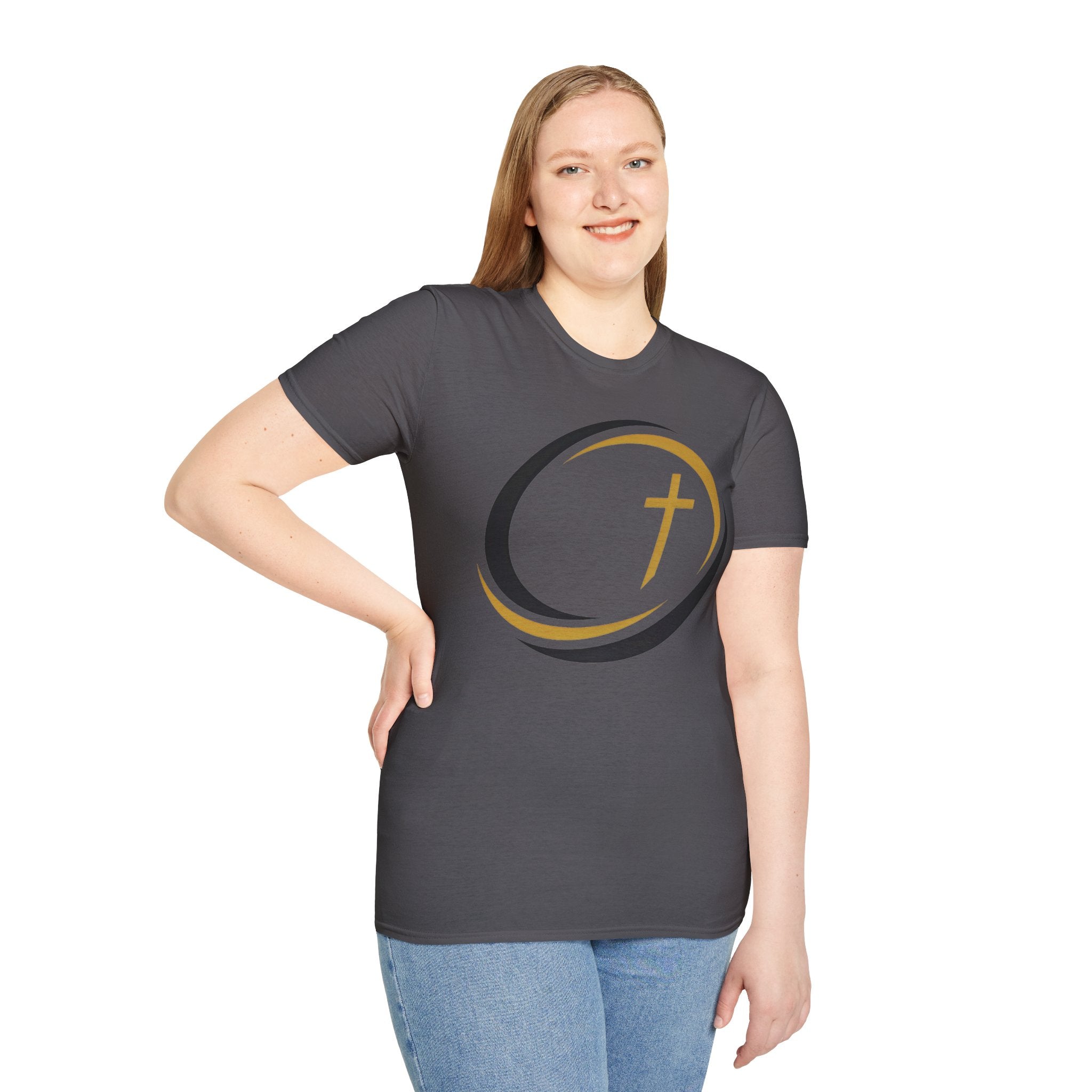 Halo Track Cross Christian Runner T-Shirt
