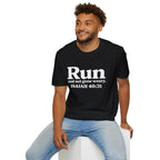 Run and Not Grow Weary Isaiah 40:31 Christian Runner T-Shirt