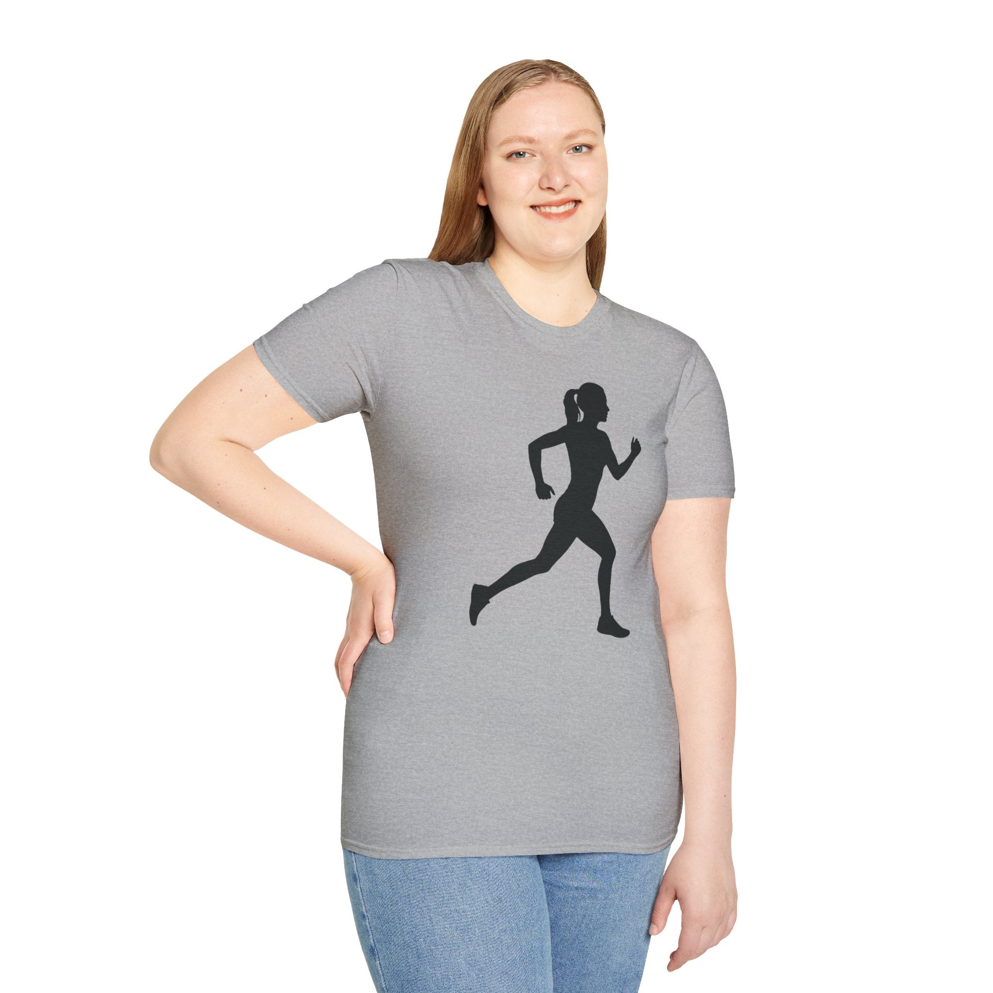 Just Run, Girl Christian Runner T-Shirt