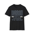 Narrow Path Leads to God Christian Runner T-Shirt (Male)