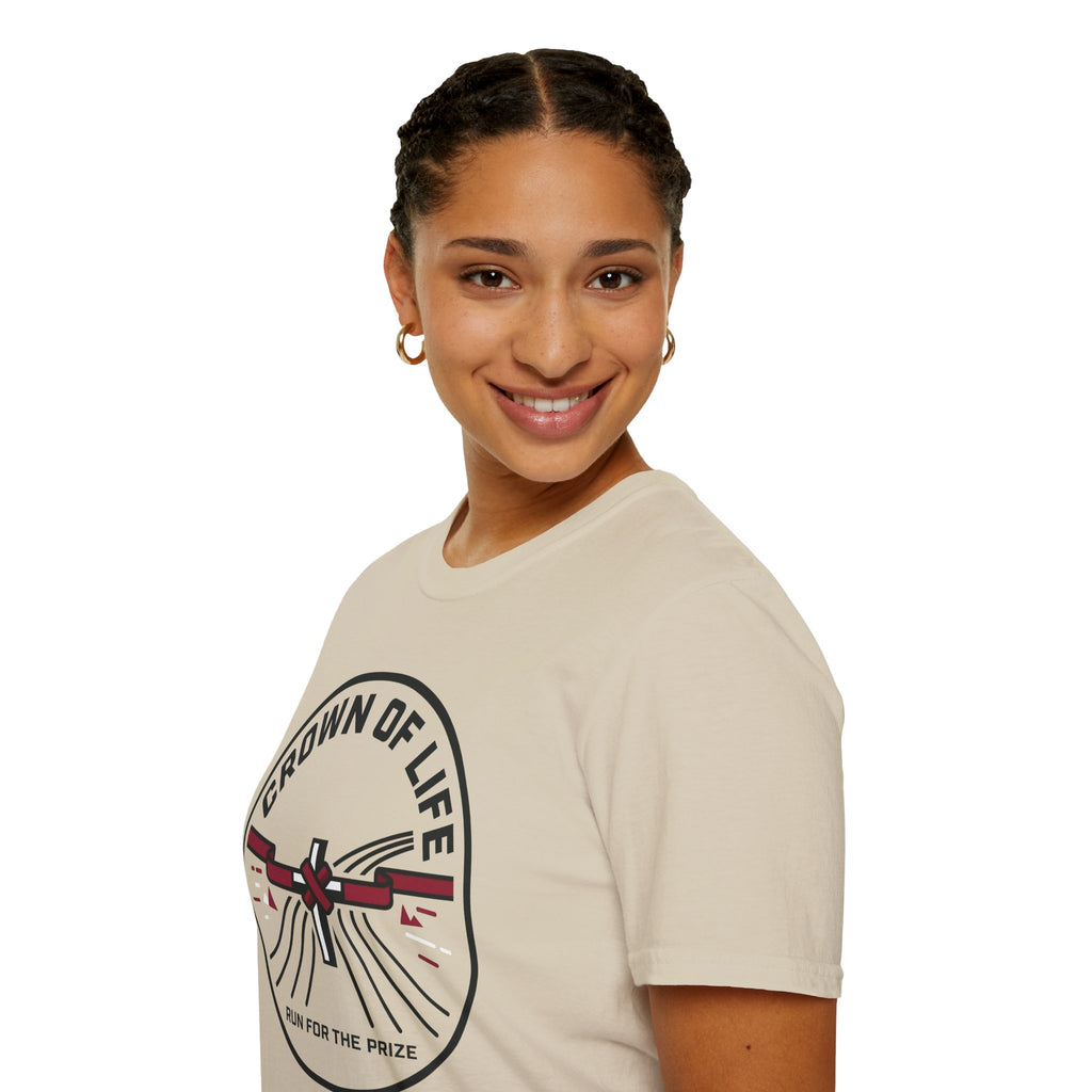 Crown of Life Christian Runner T-Shirt