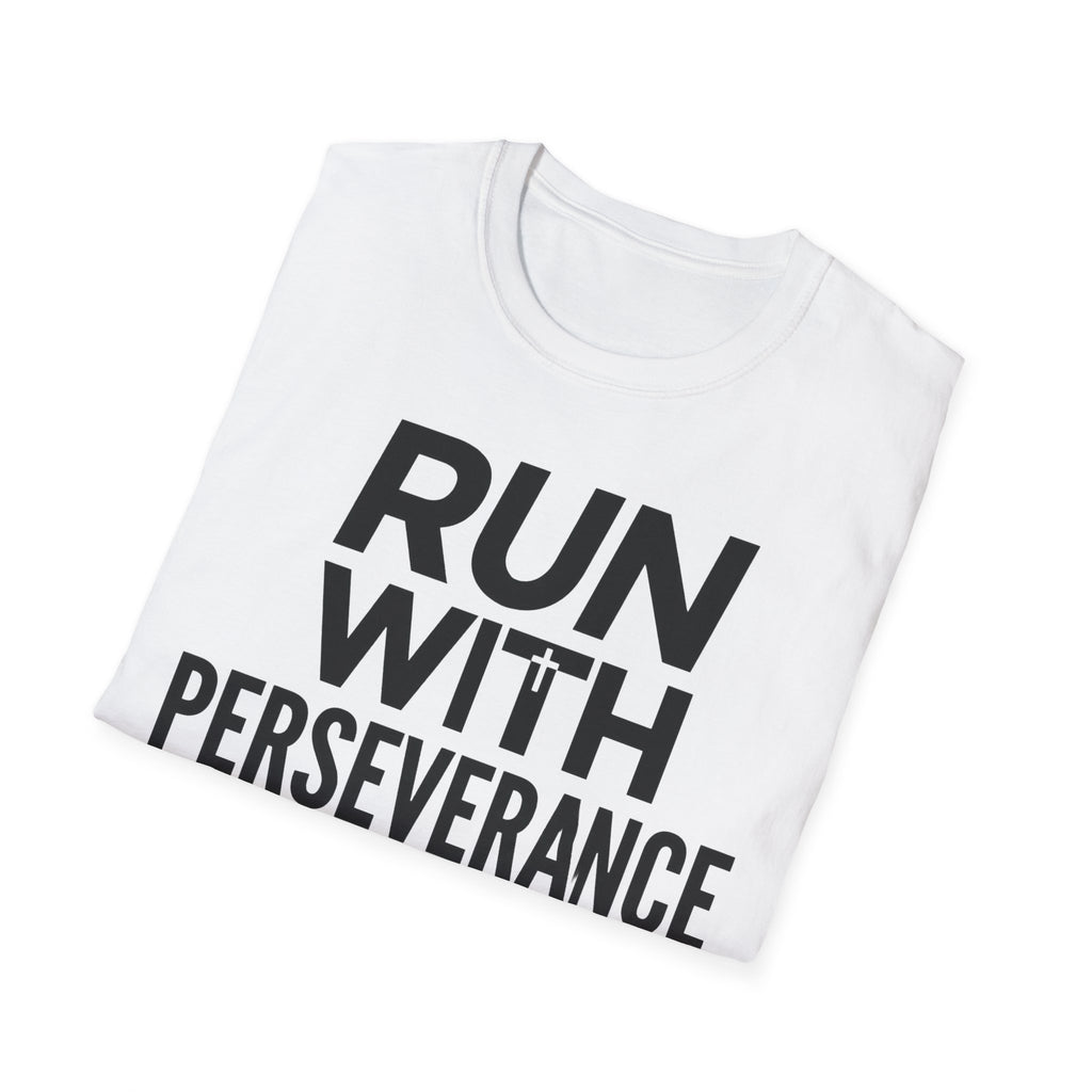 Run With Perseverance Christian Runner T-Shirt