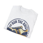 Run The Race - Hebrews 12:1 Christian Christian Runner T-Shirt