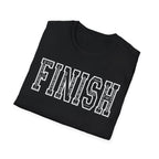 FINISH Running Christian Runner T-Shirt (Black)