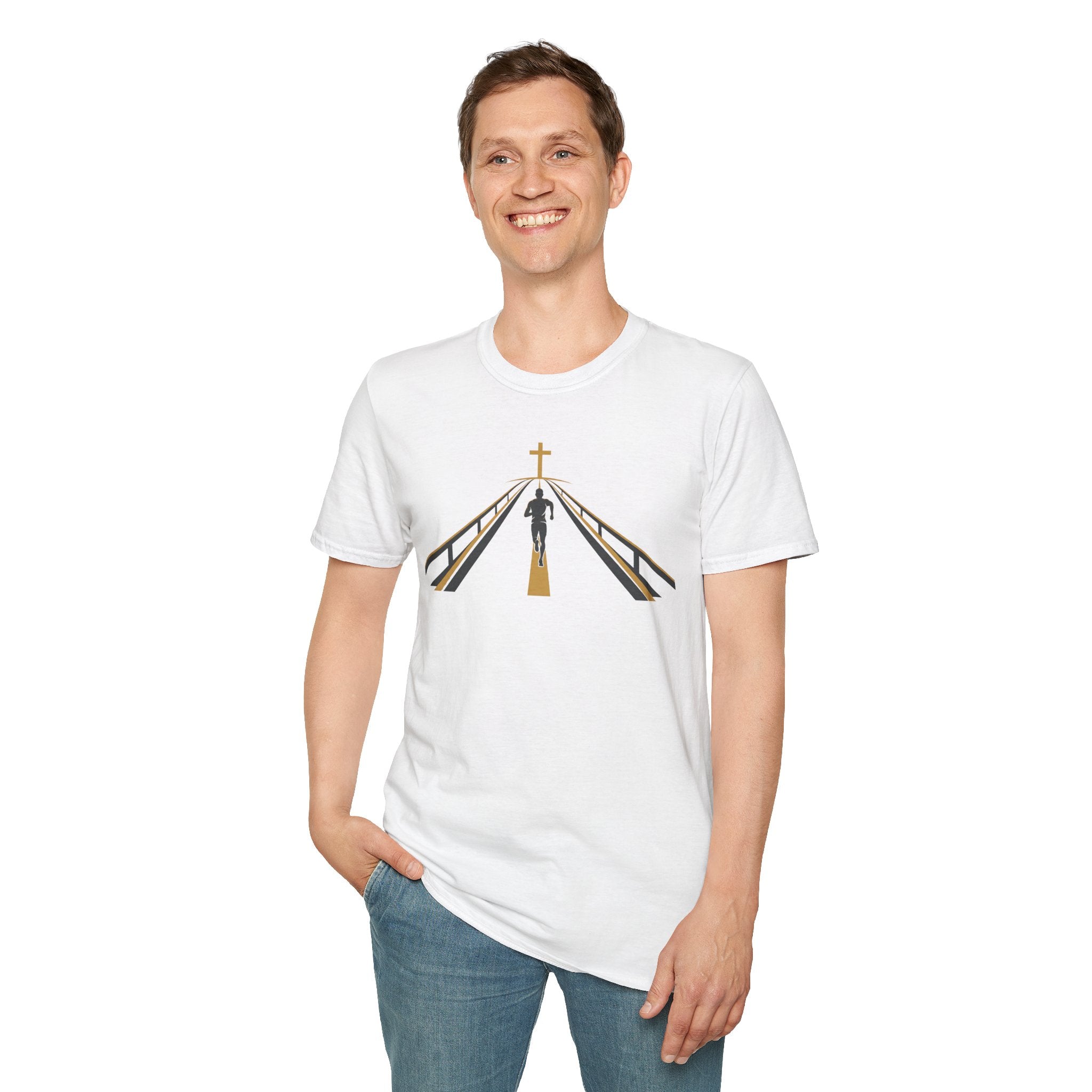 Bridge Of Faith Christian Runner T-Shirt