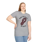 Run the Race in Faith Christian Runner T-Shirt