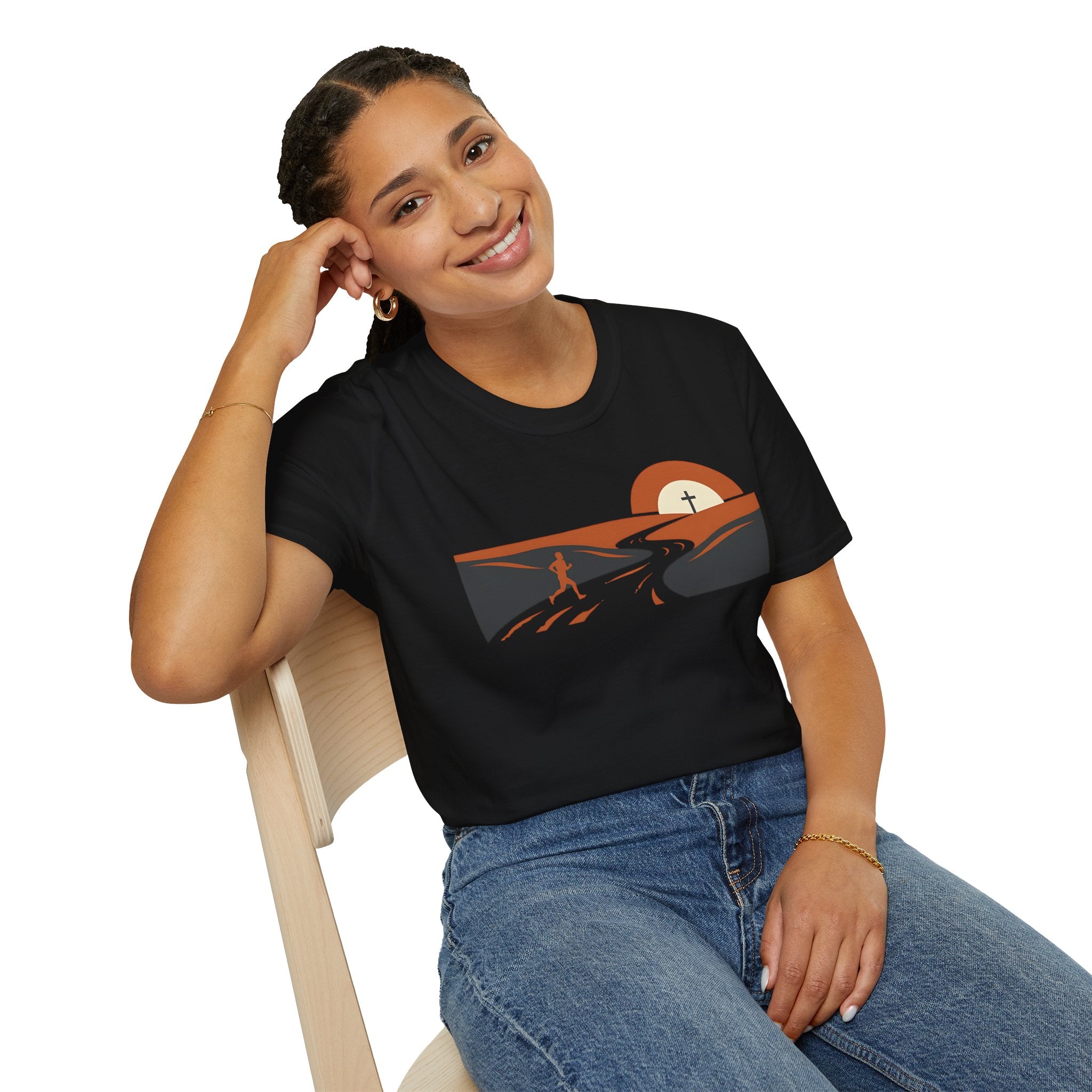 Cross Horizon Christian Runner T-Shirt