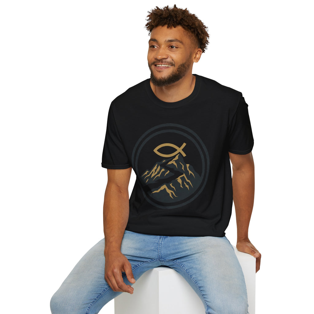 Trail Endurance Mountain Ichthys Christian Runner T-Shirt
