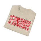 FINISH Christian Runner T-Shirt (Red)