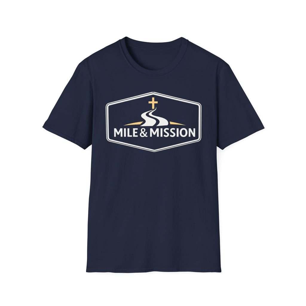 Mile & Mission Logo Christian Runner T-Shirt