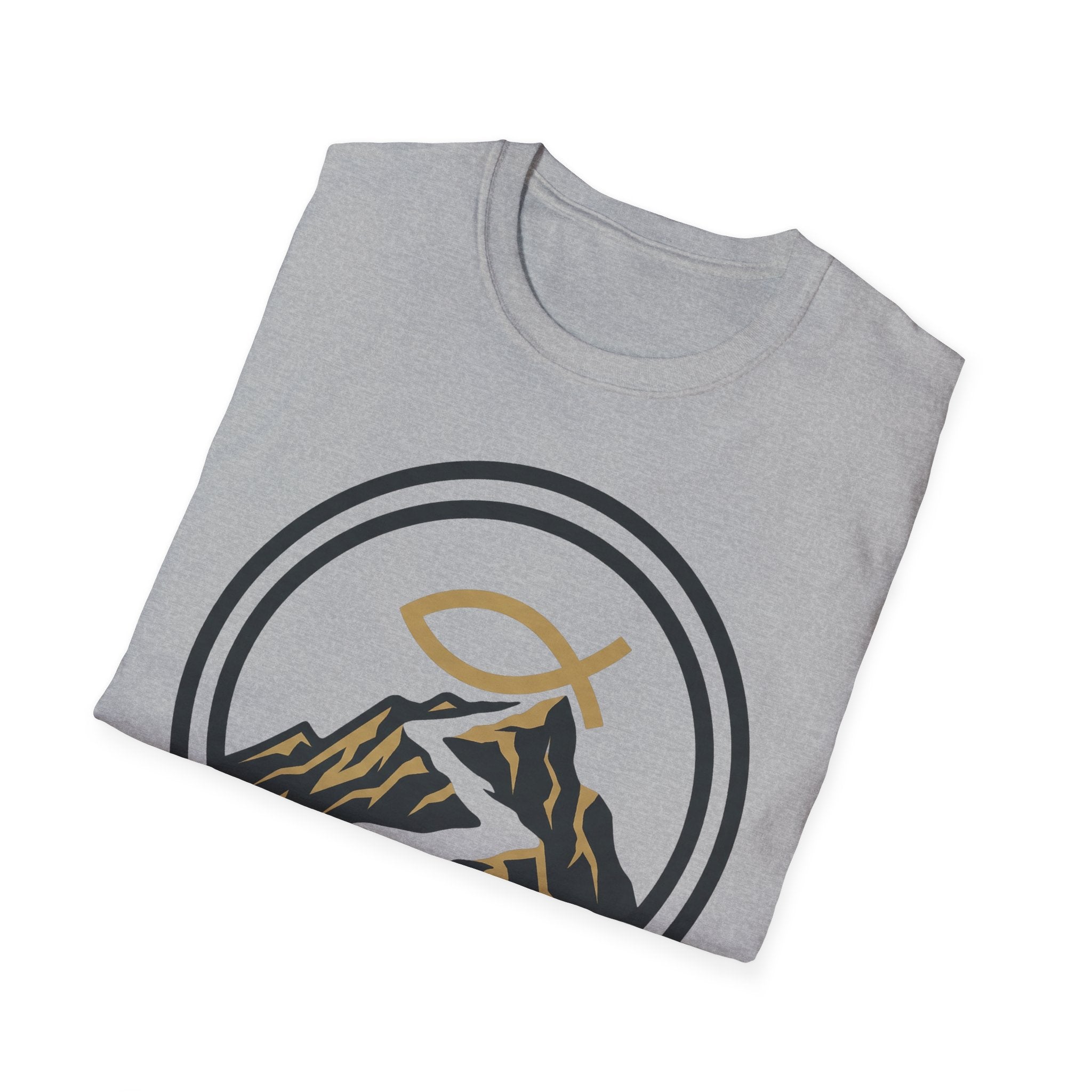 Trail Endurance Mountain Ichthys Christian Runner T-Shirt