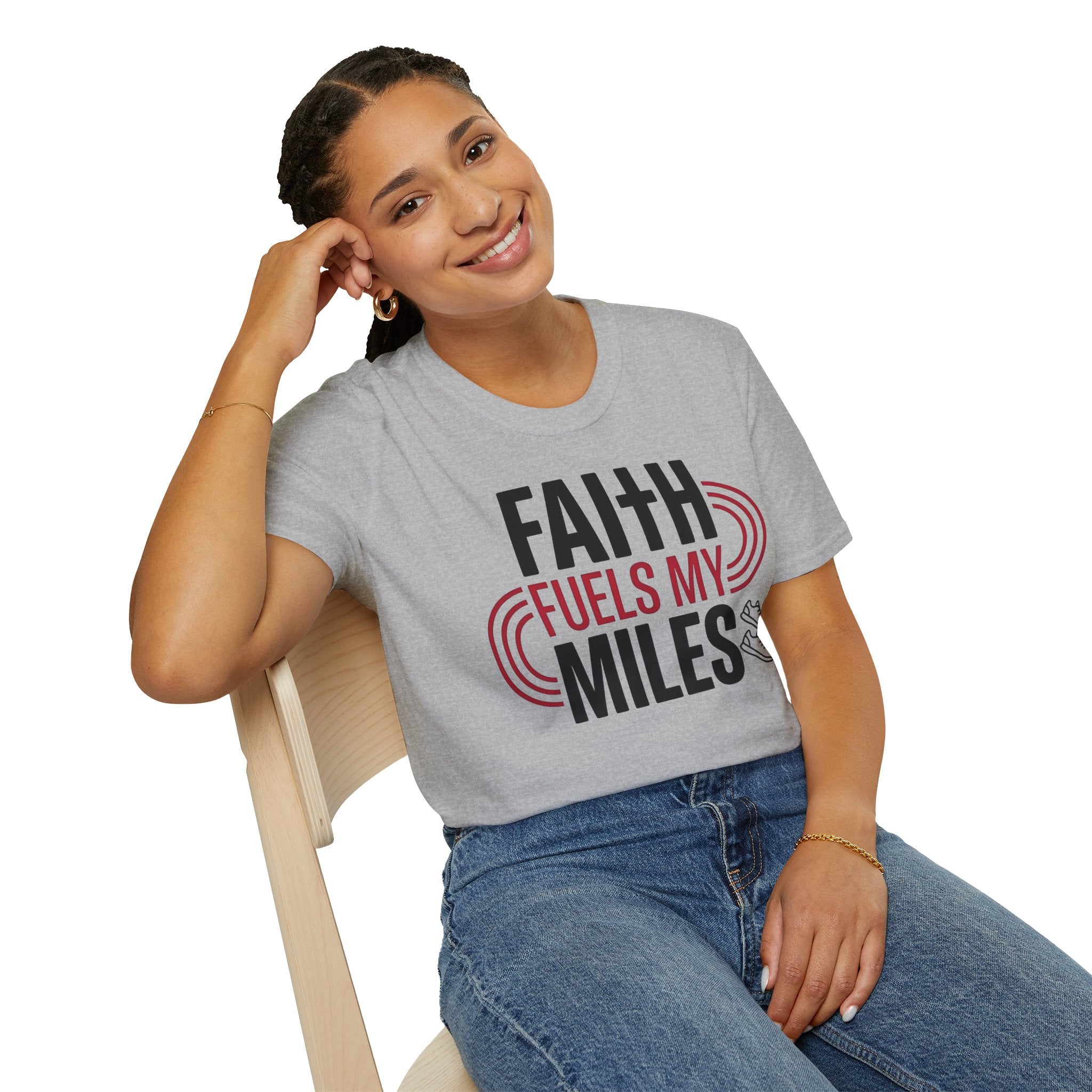 Faith Fuels My Miles Christian Runner T-Shirt
