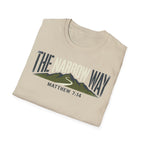 The Narrow Way - Matthew 7:14 Christian Runner T-Shirt