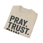 Pray Trust Run Christian Runner T-Shirt