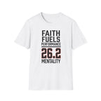26.2 Faith Fuels Performance Christian Runner T-Shirt