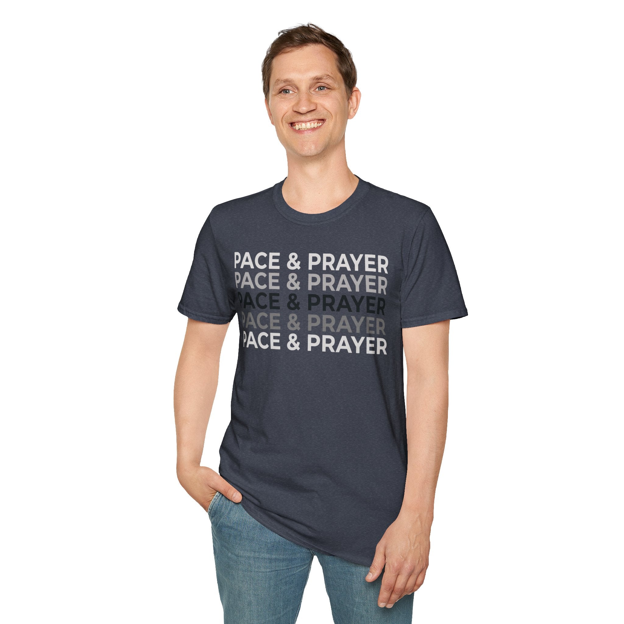 Pace & Prayer Christian Runner T-Shirt
