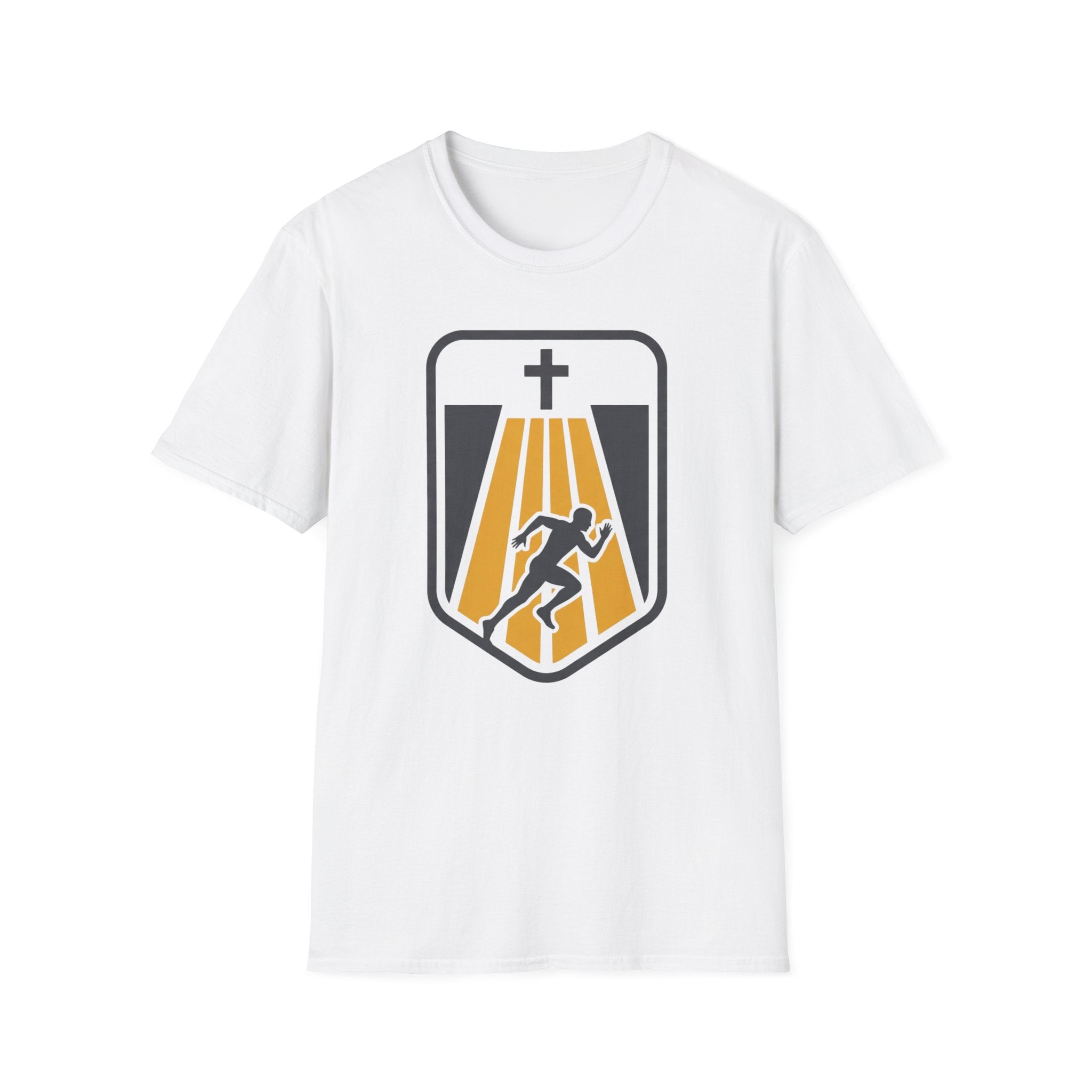 Faithful Start Christian Runner T-Shirt (Male)