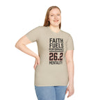 26.2 Faith Fuels Performance Christian Runner T-Shirt