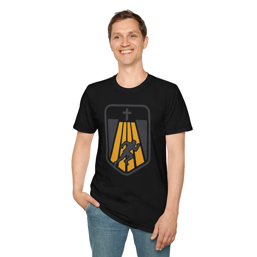 Faithful Start Christian Runner T-Shirt (Male)