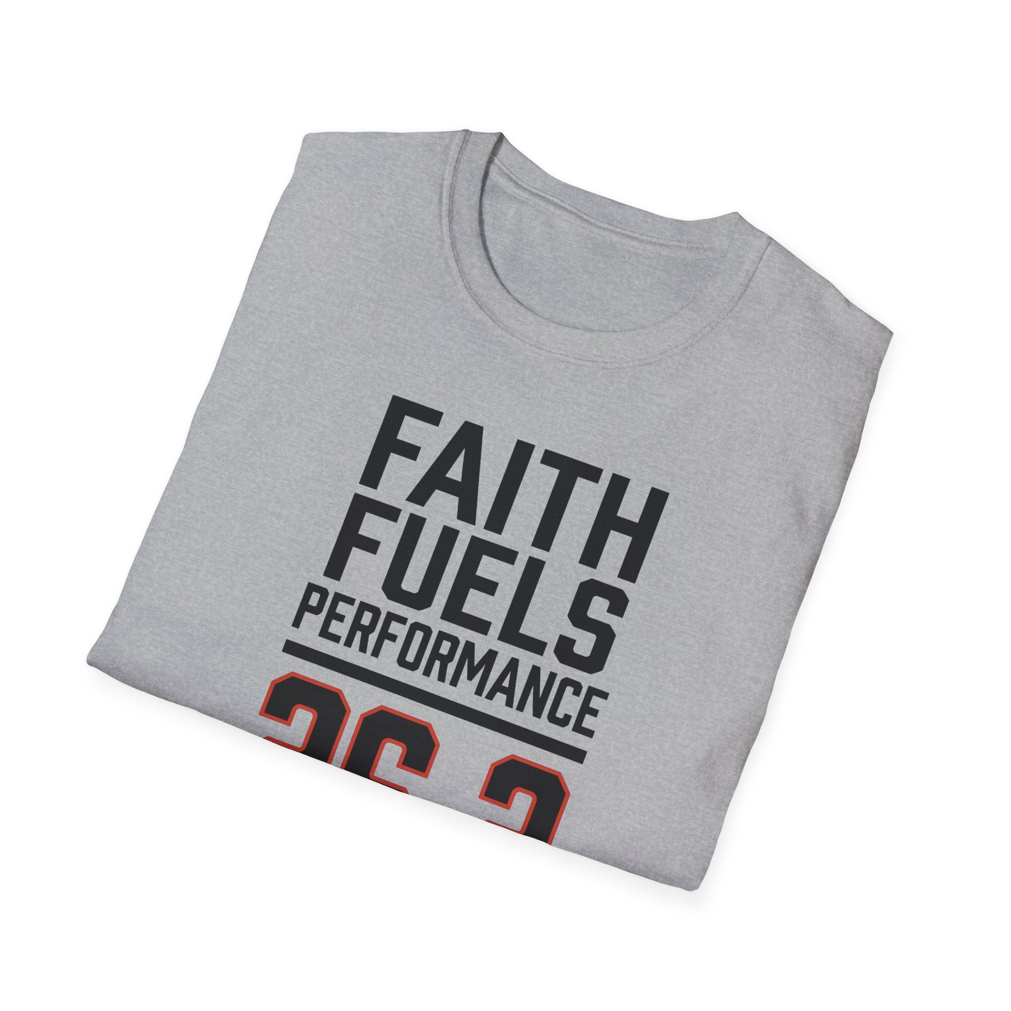26.2 Faith Fuels Performance Christian Runner T-Shirt