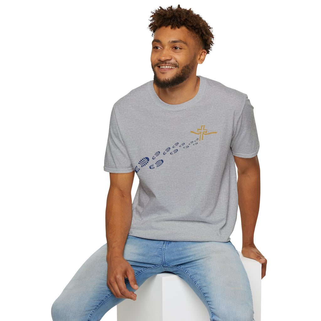 Follow Him Christian Runner T-Shirt