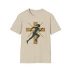 Cross Running Girl Christian Runner T-Shirt
