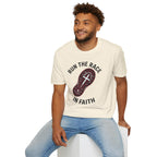 Run the Race in Faith Christian Runner T-Shirt