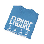 Endure: Strength in Every Step Christian Runner T-Shirt