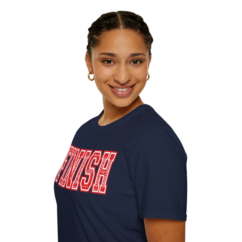 FINISH Christian Runner T-Shirt (Red)