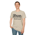 Run and Not Grow Weary Isaiah 40:31 Christian Runner T-Shirt