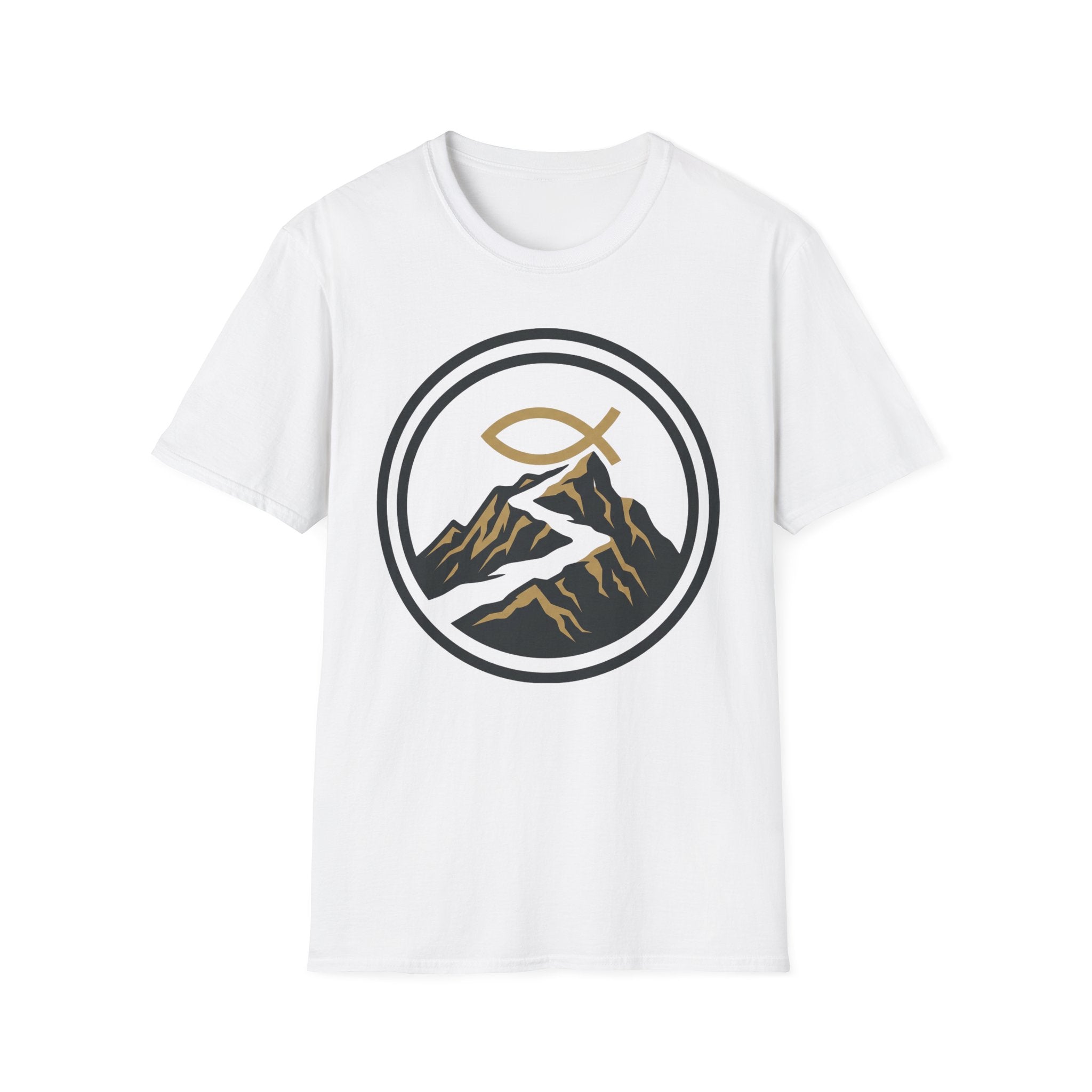 Trail Endurance Mountain Ichthys Christian Runner T-Shirt