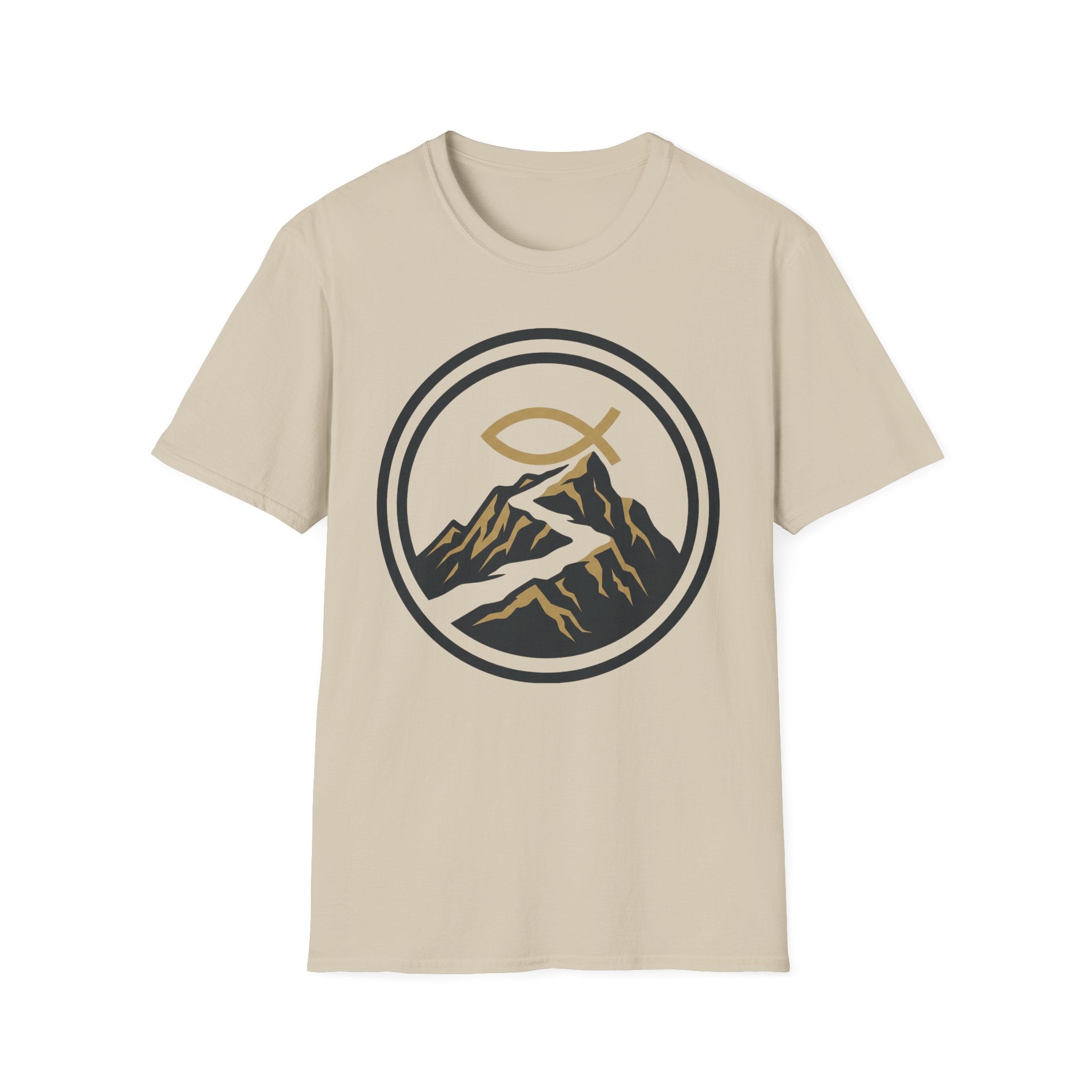 Trail Endurance Mountain Ichthys Christian Runner T-Shirt