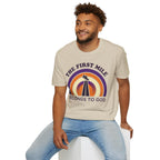 The First Mile Belongs to God Christian Runner T-Shirt