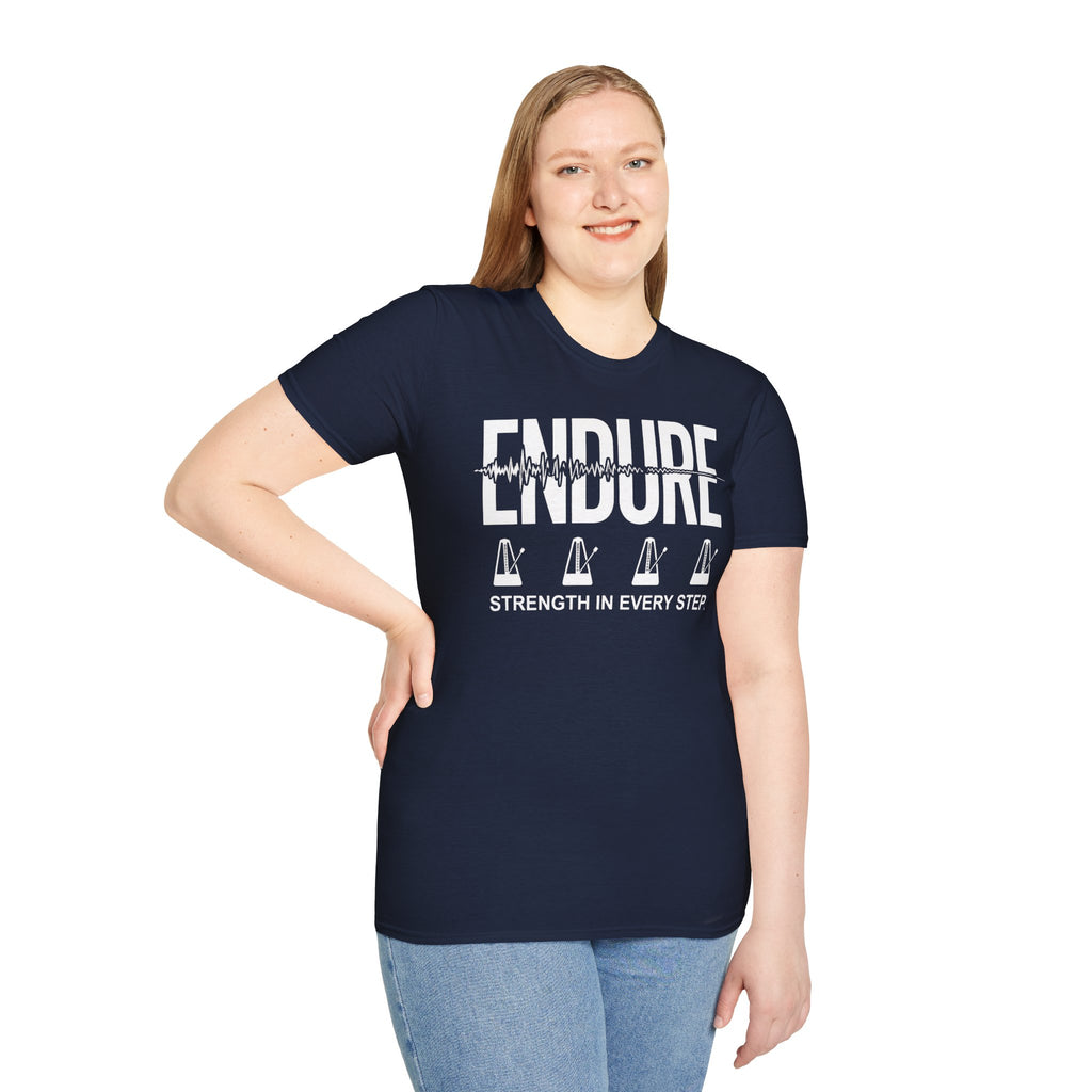 Endure: Strength in Every Step Christian Runner T-Shirt