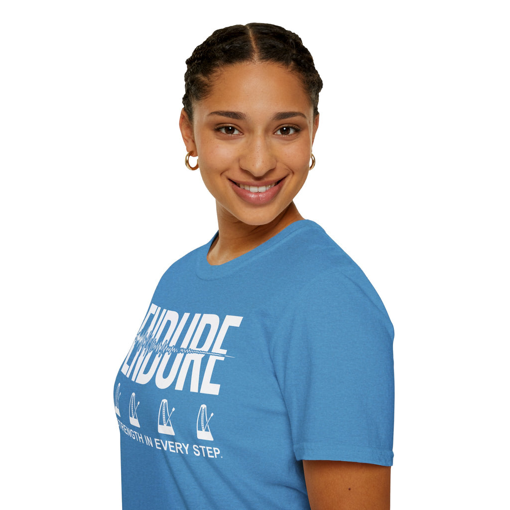 Endure: Strength in Every Step Christian Runner T-Shirt