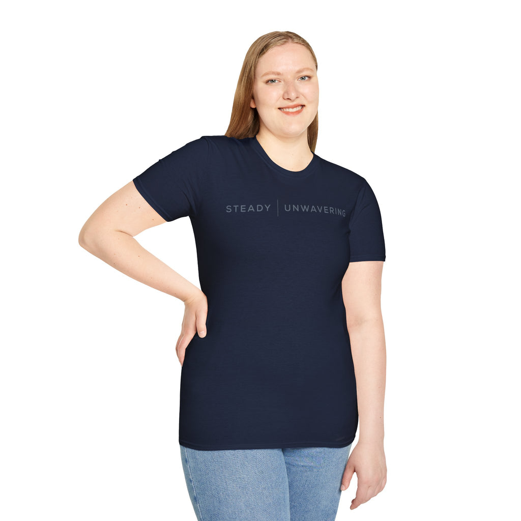 Steady Unwavering Christian Runner T-Shirt