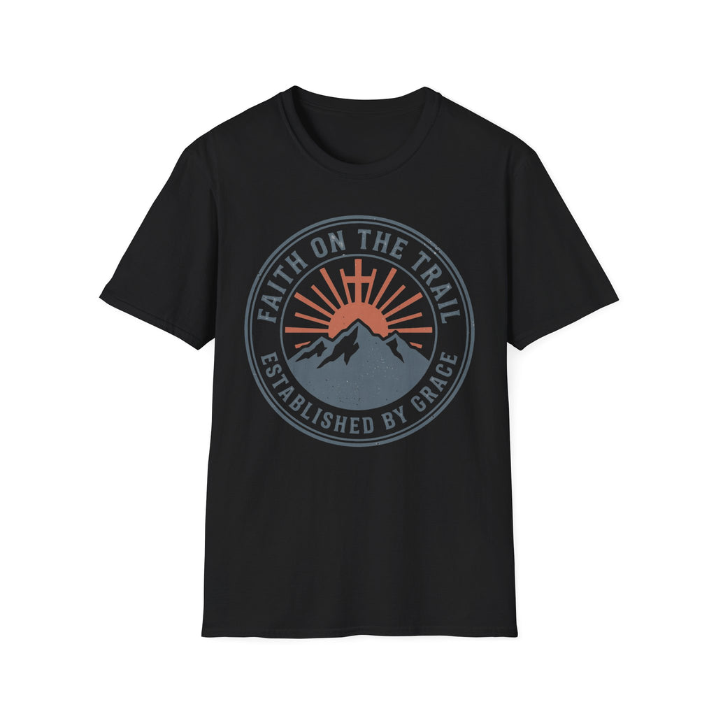 Faith on the Trail Christian Runner T-Shirt