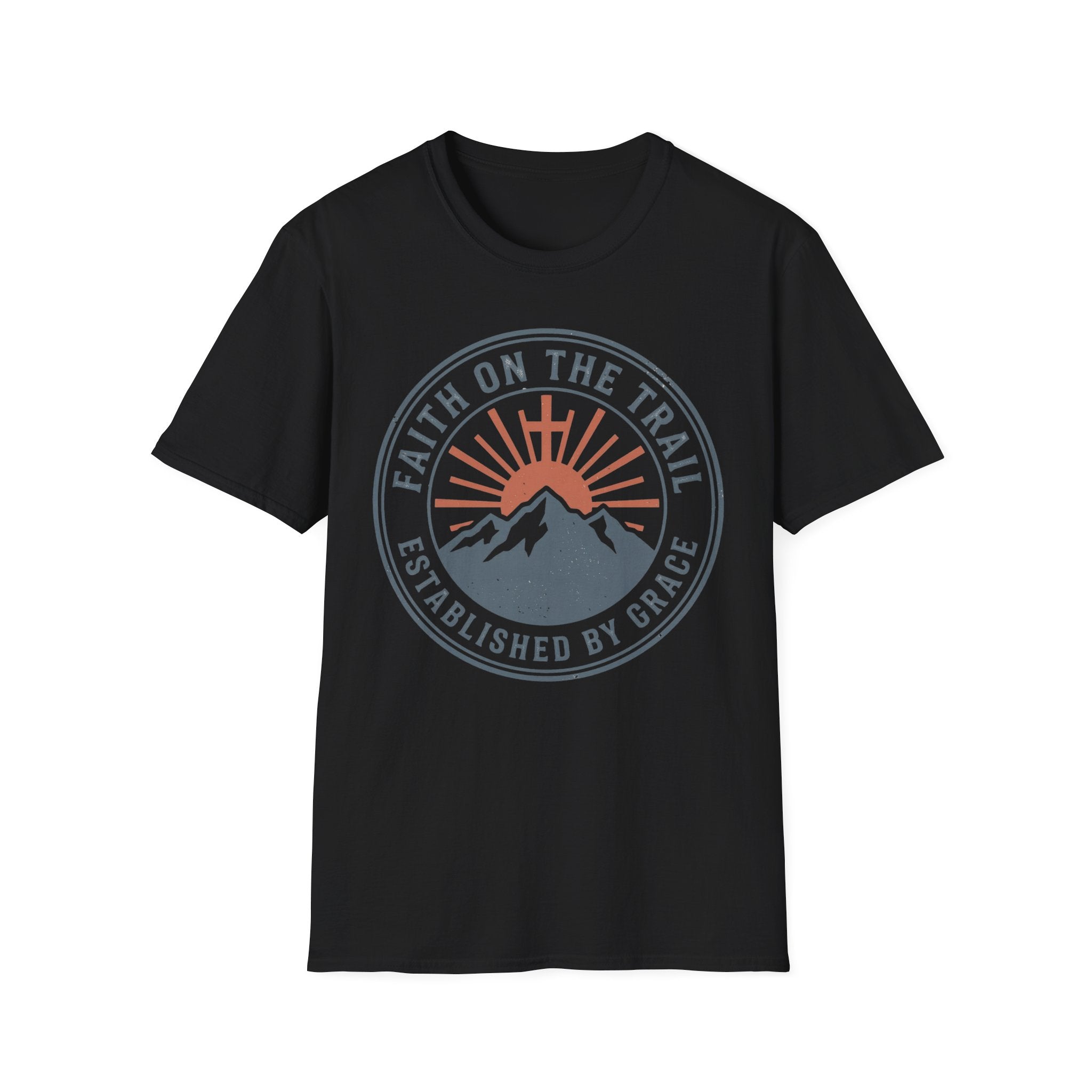 Faith on the Trail Christian Runner T-Shirt